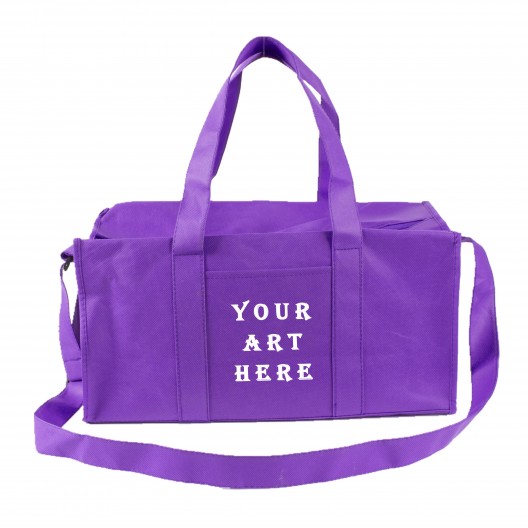 Purple Weekender Duffel Bag Non Woven Purple Weekender Duffel Bag Non Woven